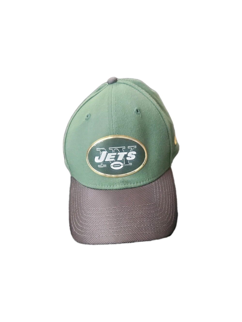 New York Jets NFL Men's New Era Basic 39Thirty Flex Cap Hat Size M/L Green/Black